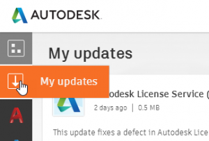 Autodesk Desktop Application my Updates