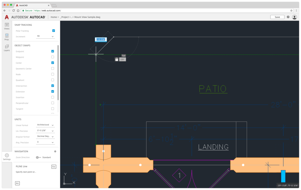Drafting with AutoCAD Web