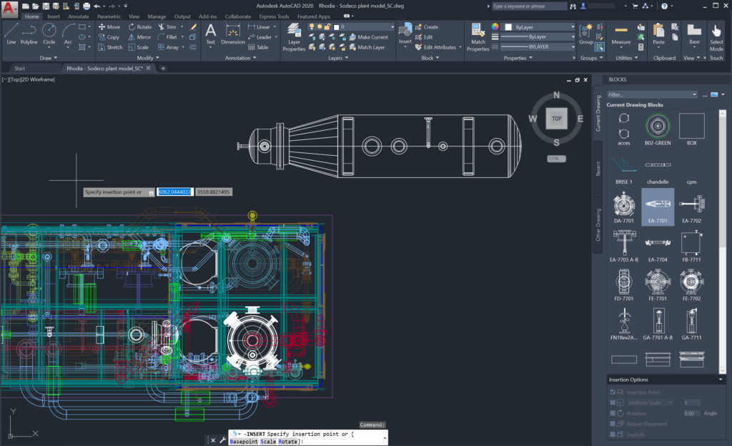 AutoCAD Blocks Palette