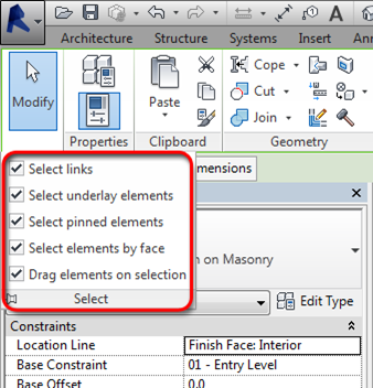 Revit Architecture 2014 - Selection Enhancements