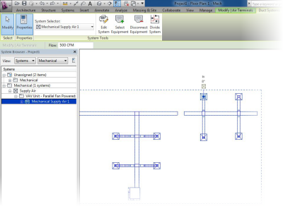 Autodesk Revit MEP 2014 - Dividing Systems