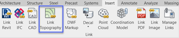 Revit Link Topography